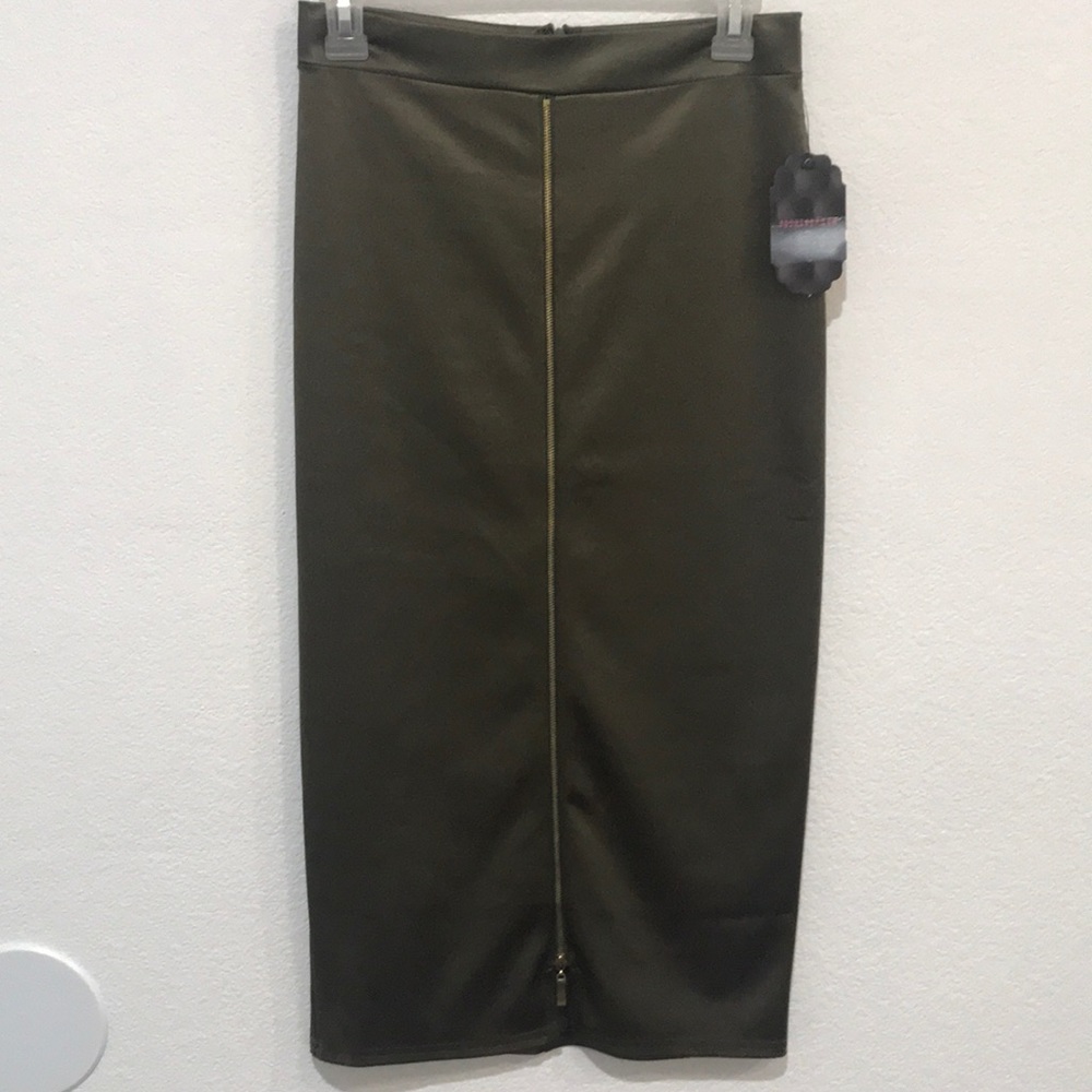 Poshshop olive skirt